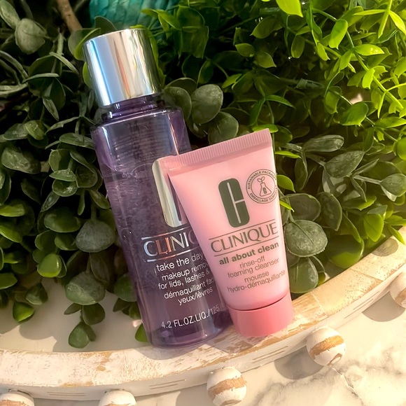 NWT/Clinique Take the Day Off makeup remover for Lids, Lashes & Lips w/cleanser - Picture 1 of 9